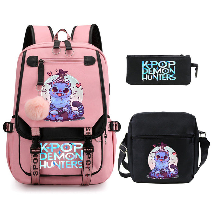 Wholesale Printed Children' s Fashion Backpack,  Large Capacity  Casual School Bag