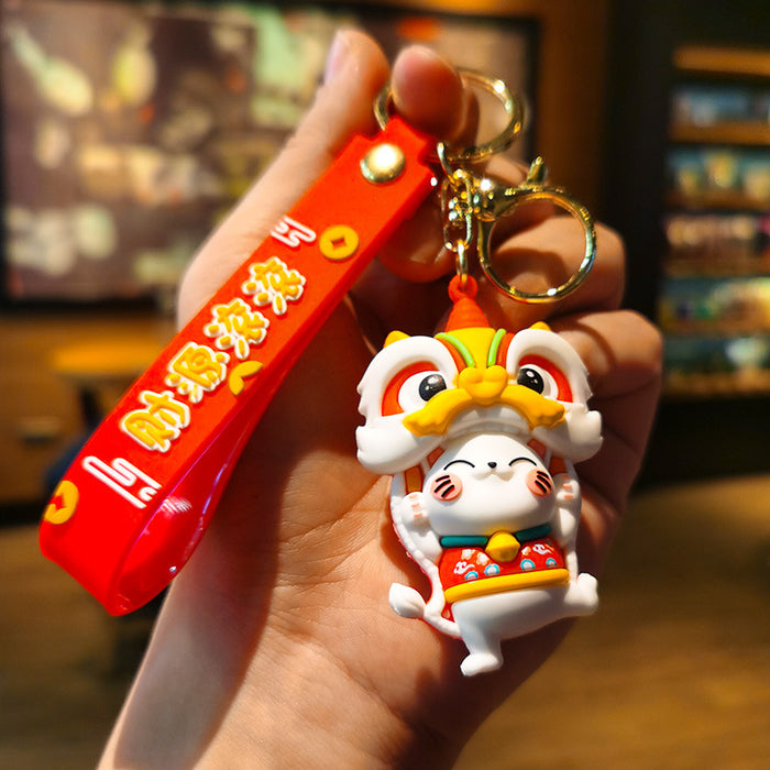 Wholesale Cartoon Doll Silicone Keychain JDC-KC-Tingm257