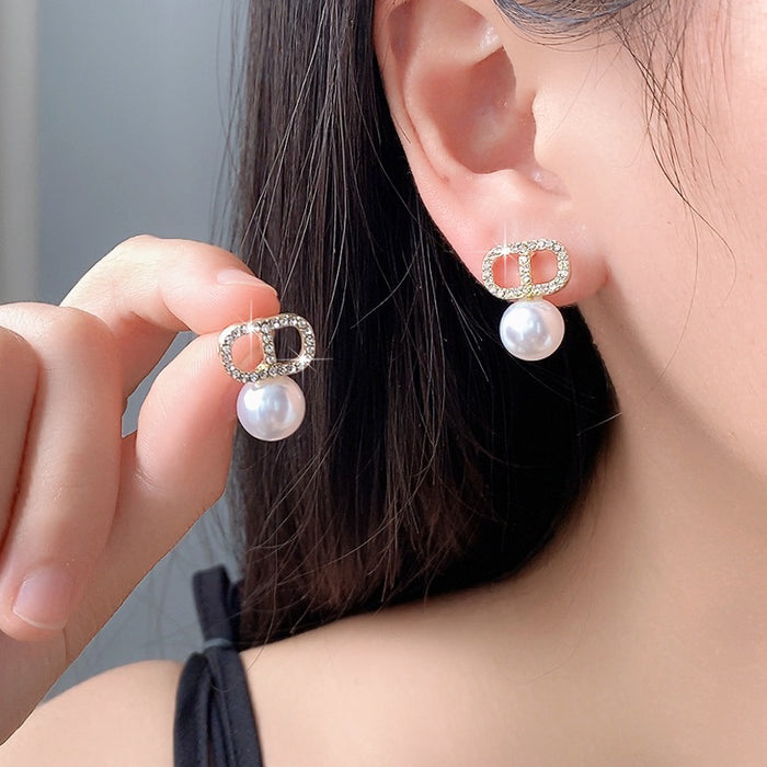 Wholesale Pearl Earrings Women's Autumn and Winter High-end Elegant Unique Earrings