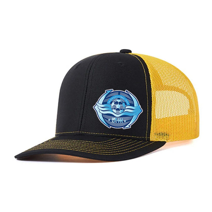 Wholesale football logo hat adult sports leisure mesh hat summer sun protection breathable