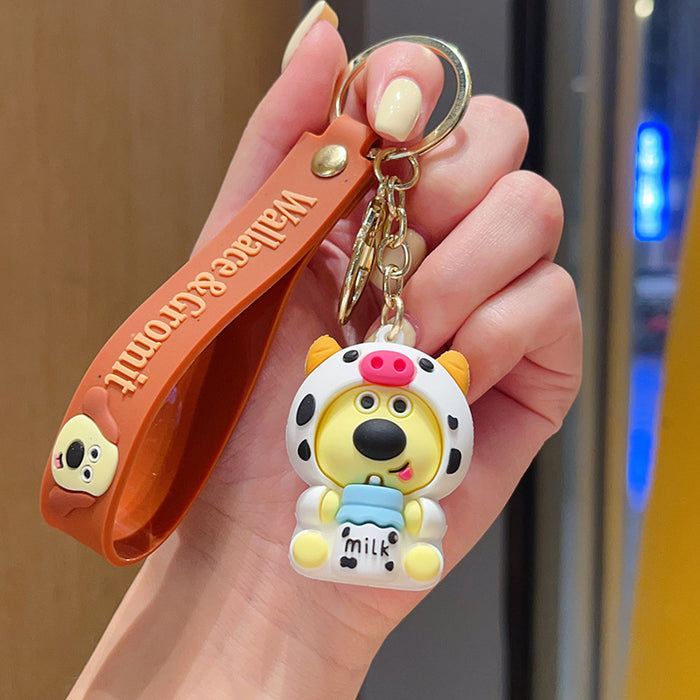 Wholesale Cartoon cute keychain for bags and cars