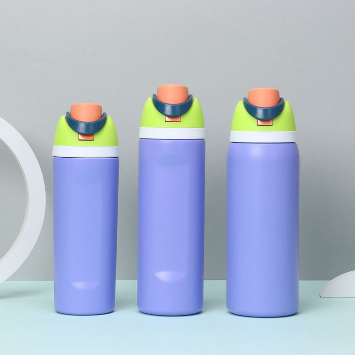 Wholesale Fruit Cup Stainless Steel Insulated Cup High-Value Double-Drink Pop-Up Cup Large-Capacity Sports Water Cup