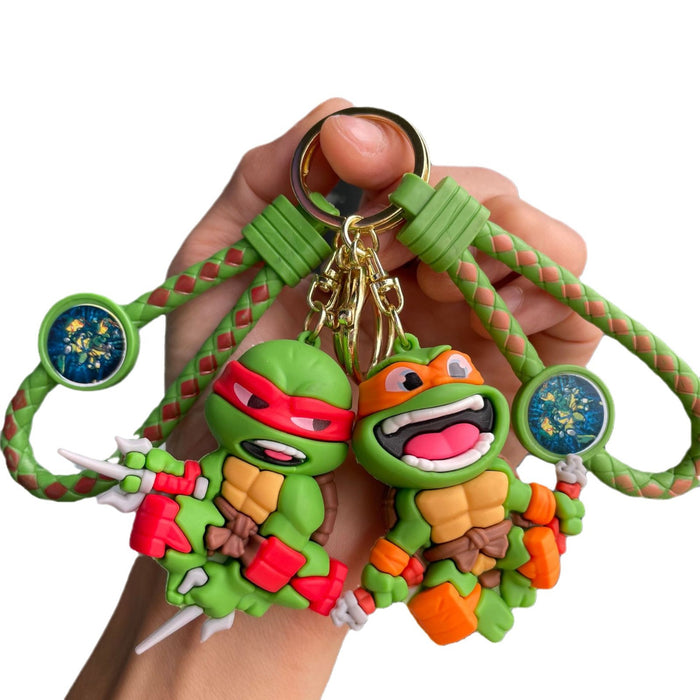 Wholesale Keychain Cartoon Turtle Doll Bag Pendant Car Keychain Pendant Doll Machine Small Gift