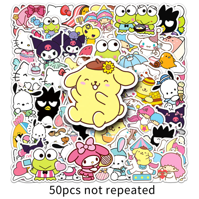 Wholesale 50pcs  Mixed Stickers Cartoon Cute  Stickers