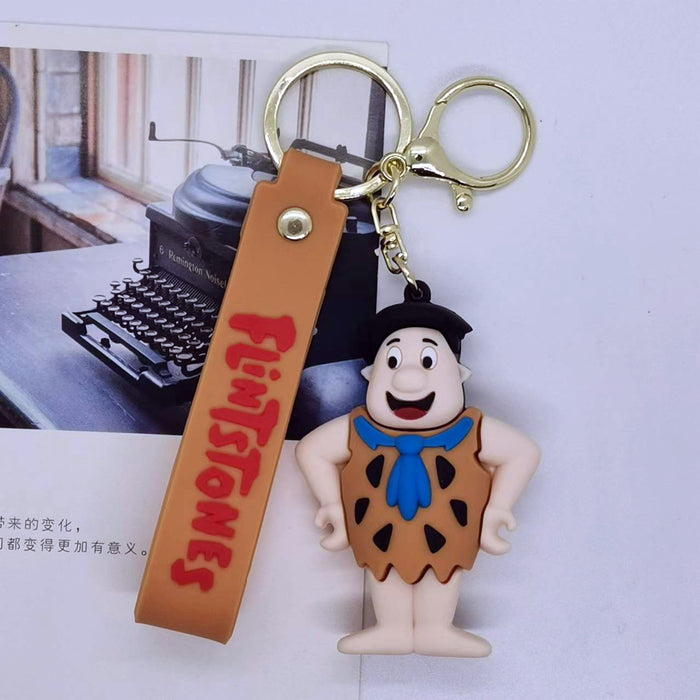 Wholesale cartoon naughty soldier modern primitive man key chain pendant bag car key chain