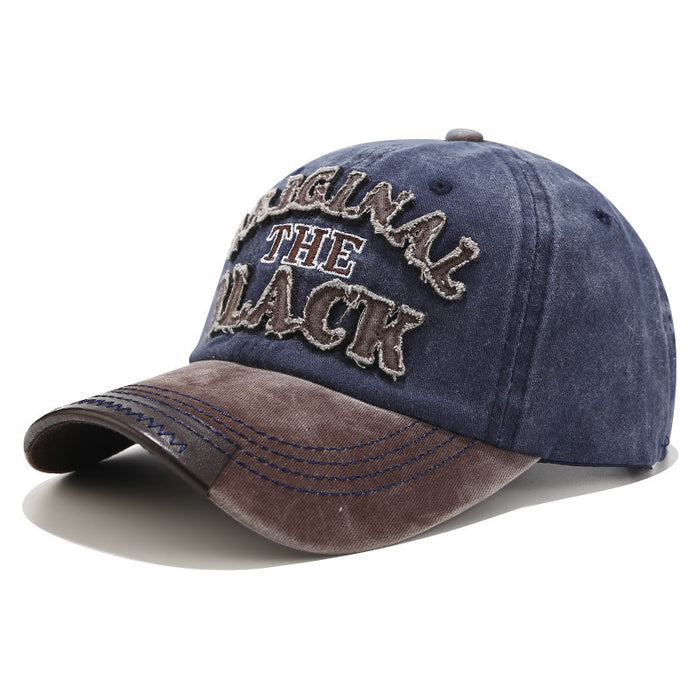 Wholesale letters washed baseball hat