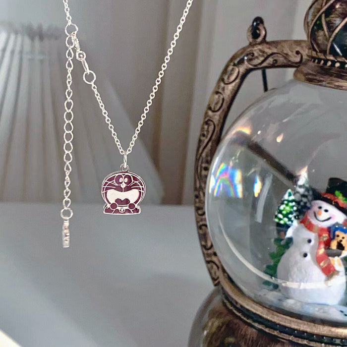 Wholesale Love necklace cartoon women's versatile light luxury niche high-end collarbone chain