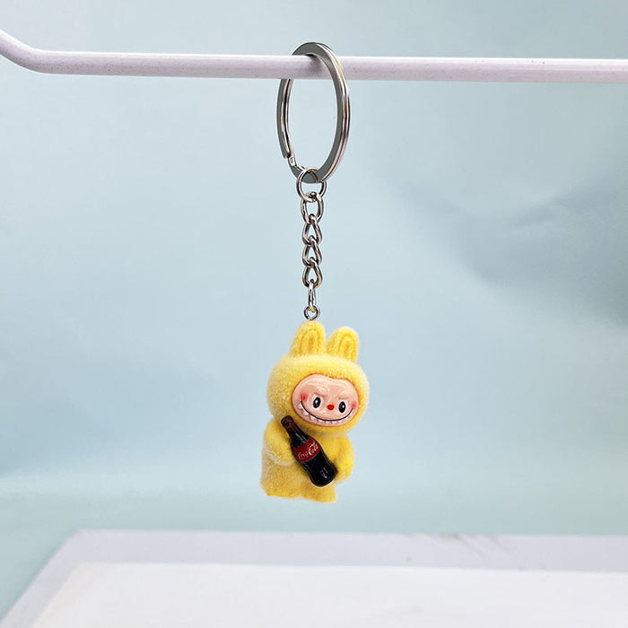 Wholesale Plush Coke Bottle Keychain Pendant Accessories Car Desktop Small Ornament
