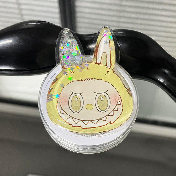 Wholesale Creative Flowing Sand Soft Pack Cartoon Phone Stand