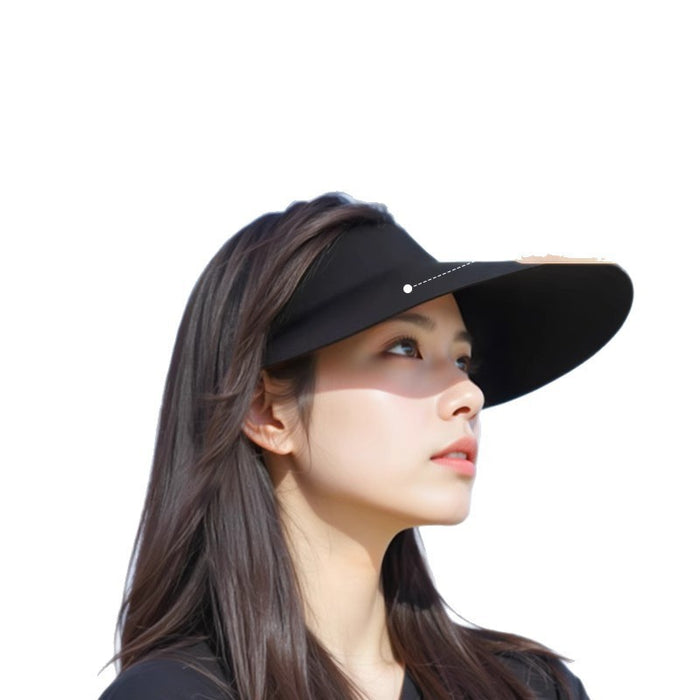 Wholesale Big brim full face sun hat, empty top sun hat, cycling sun hat, beach outdoor tourism