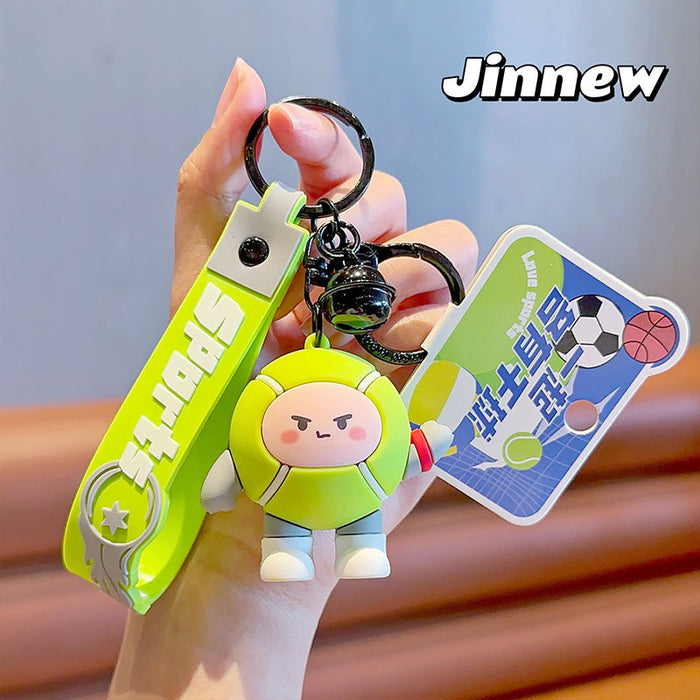 Wholesale plush sports events cartoon peripheral keychain