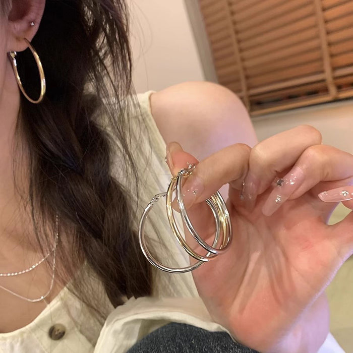 Wholesale Personality Large Hoop Earrings