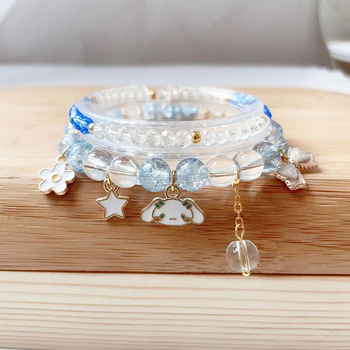 Wholesale Popcorn Beads  Crystal Bracelet Cute