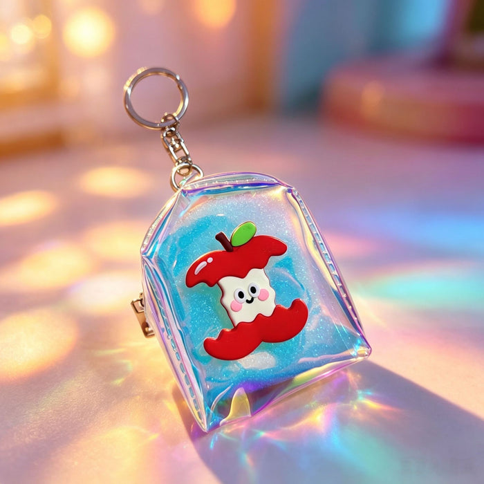 Wholesale Cartoon Animal Transparent PVC Backpack Coin Purse Cute Small Wallet