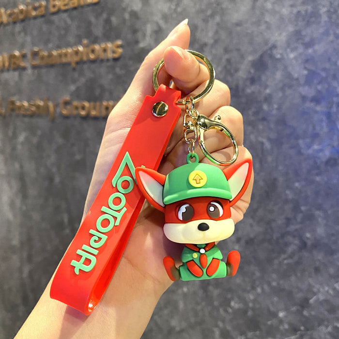 Wholesale Creative keychain, cute car keychain, men's and women's bag, couple's small pendant