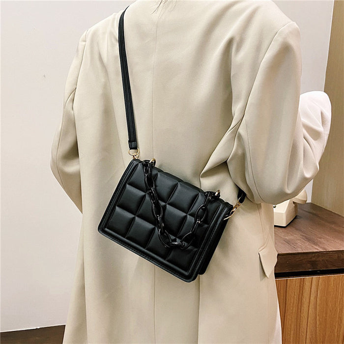 Wholesale PU Chain Rhombus Shoulder Messenger Bag JDC-SD-MingShuo016