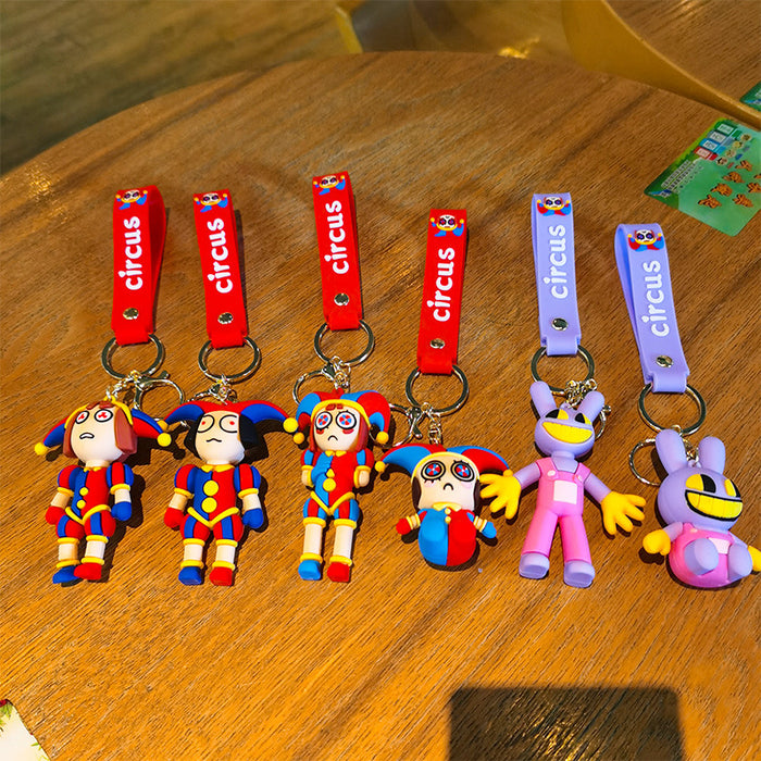 Wholesale Cartoon Silicone Doll Keychain JDC-KC-Tingm289