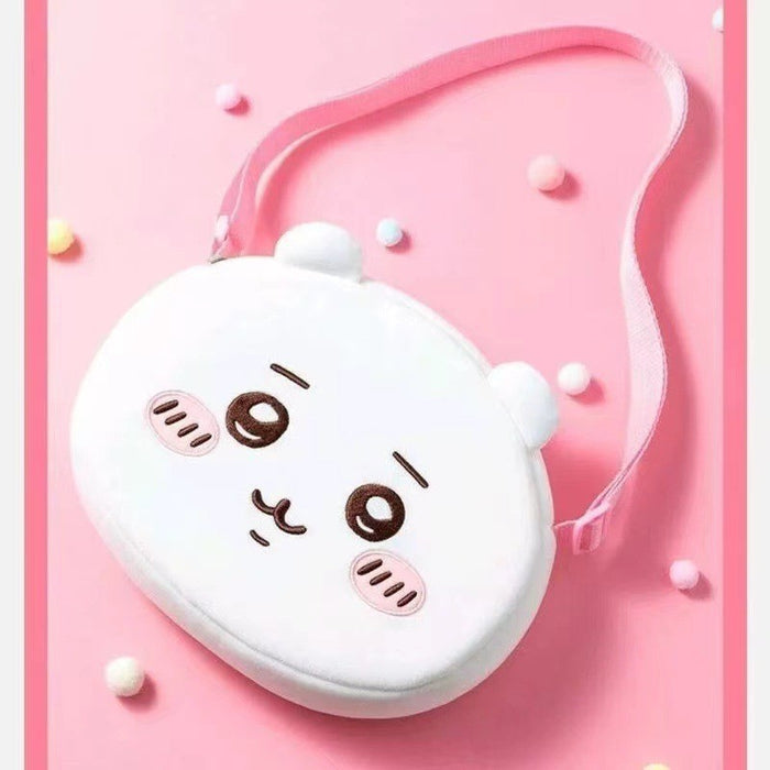 Wholesale Cute cartoon embroidered plush bag, single shoulder crossbody bag, transparent backpack wholesale