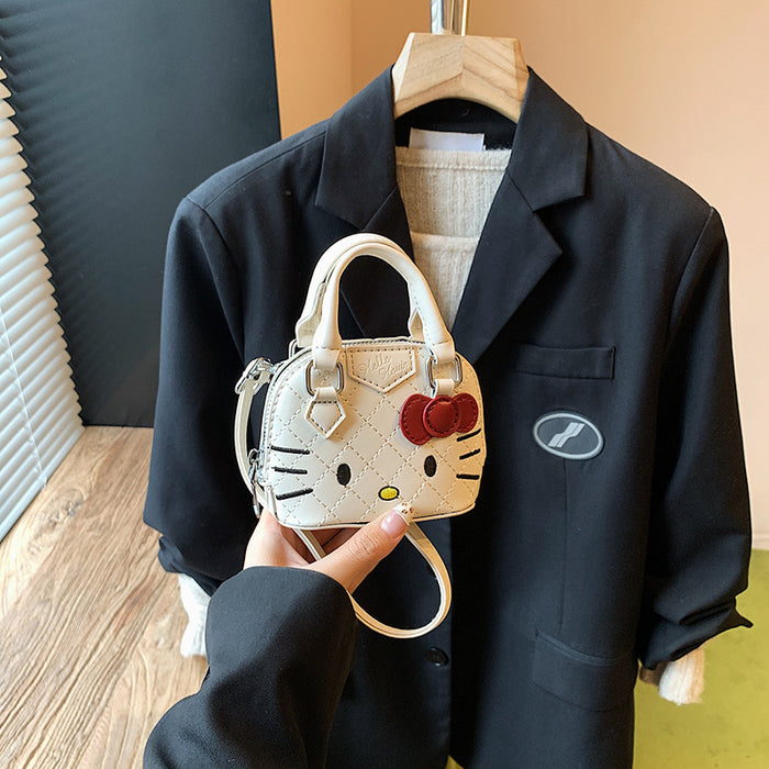 Wholesale PU kids'  cute cartoon mini seashell shoulder bag