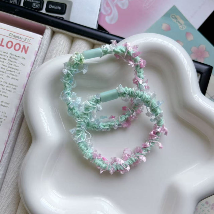 Wholesale tassel hair rope hair rubber band head rope small fresh hair rope