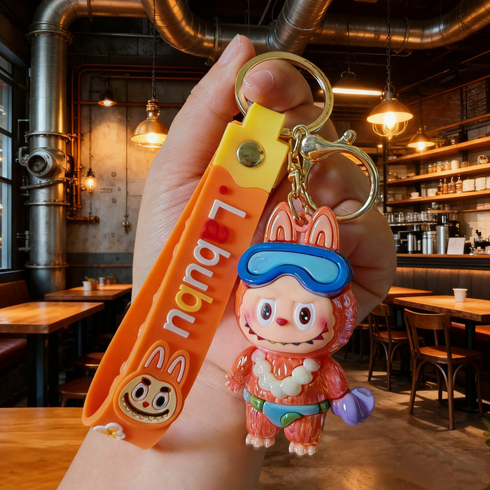 Wholesale Cute Silicone PVC Cartoon Keychains for Couples