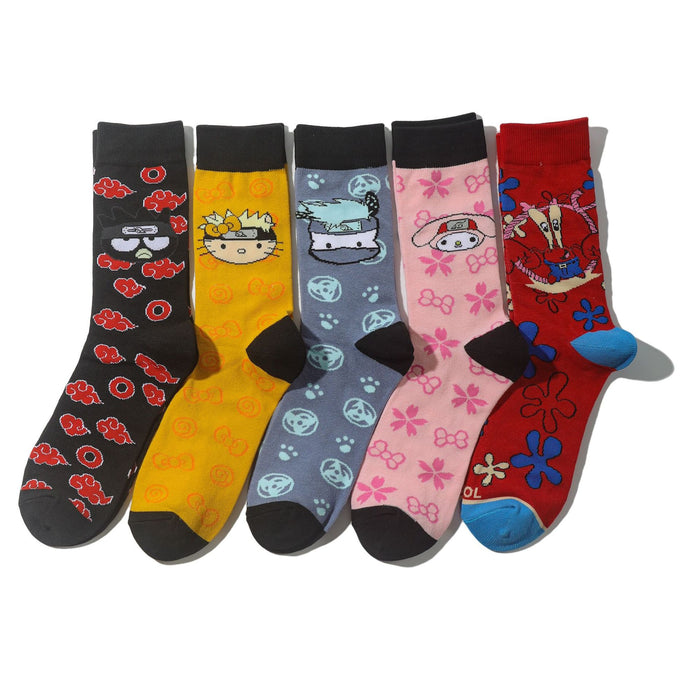 Wholesale Mid length socks anime socks