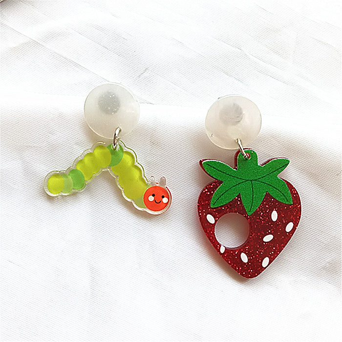 Wholesale New Earrings Creative Animal Fashion Personalized Acrylic Printed Earrings for Women