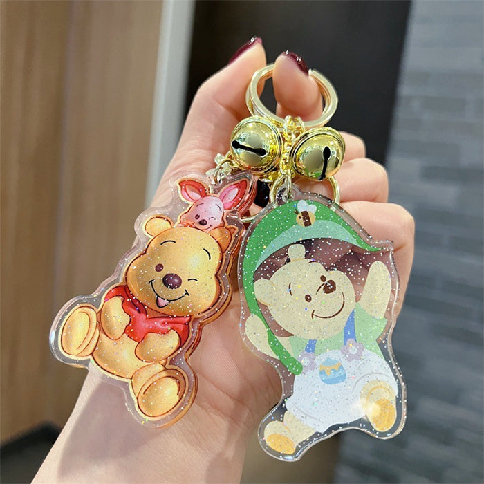 Wholesale 5 PCS Creative Cartoon Acrylic Keychains for Men and Women