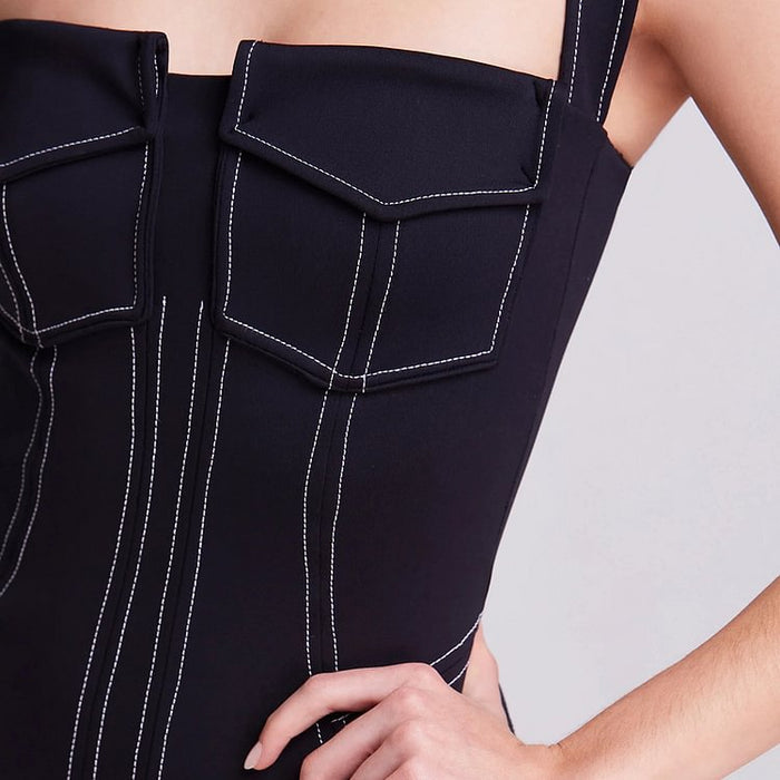 Wholesale New printed one-piece swimsuit with skirt, retro swimsuit two-piece set