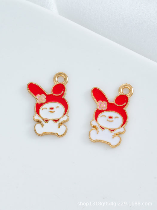 Wholesale 10 PCS DIY Cartoon Alloy Oil-Drip Pendant