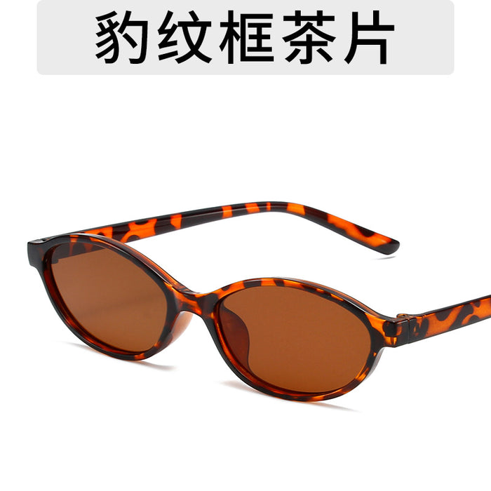Wholesale Retro oval small frame sunglasses for women's outdoor fashion wear, sunglasses for men's personality