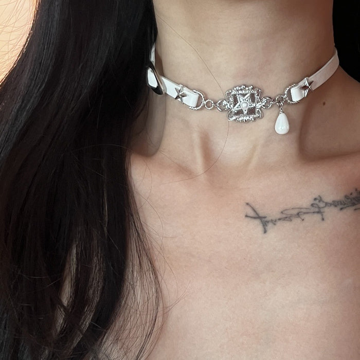 Wholesale Vintage black and white belt collar necklace necklace necklace