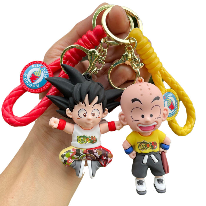Wholesale Cartoon anime keychain, soft plastic figurine, backpack pendant, car keychain, small gift wholesale