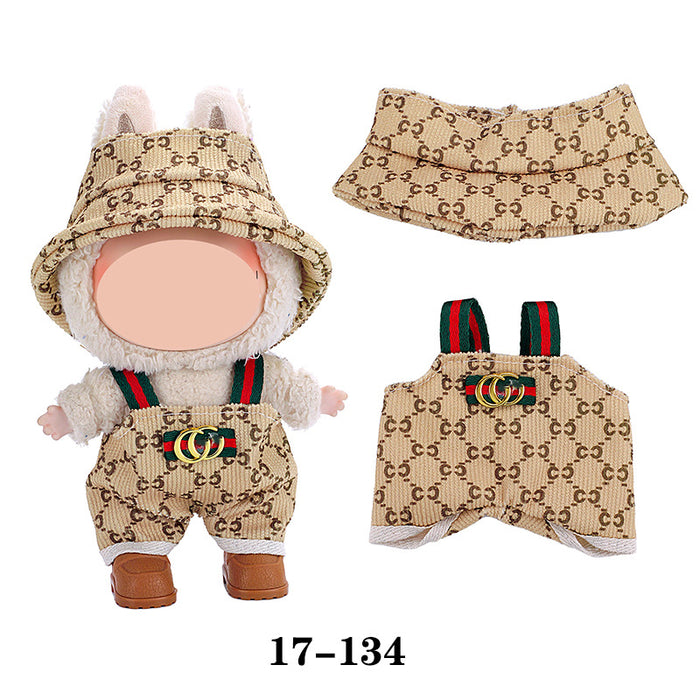 Wholesale 10pcs/set Doll clothes vinyl plush doll can be worn to replace clothes