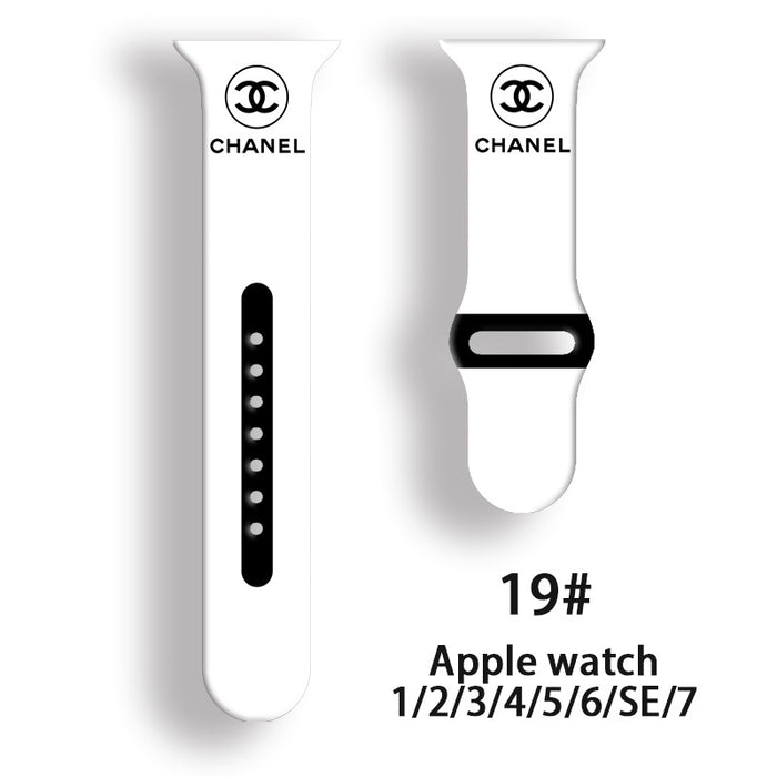 Wholesale Printed Silicone Watch Strap Wrist Strap JDC-WD-NuoQi090