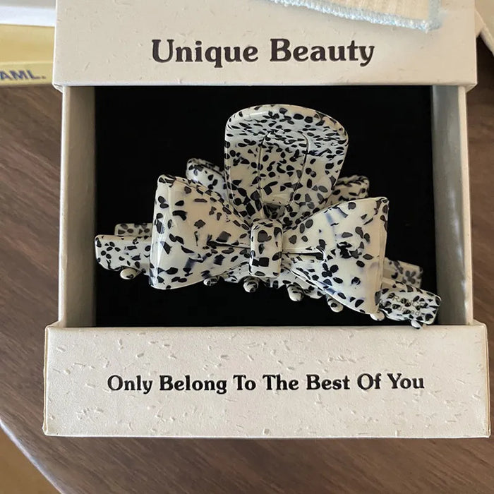 Wholesale Sweet bow, vinegar clip, niche design, cute shark clip, hair clip