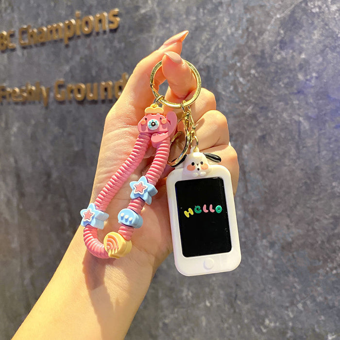 Wholesale Mini Mobile Doll Creative Keychain Pendant