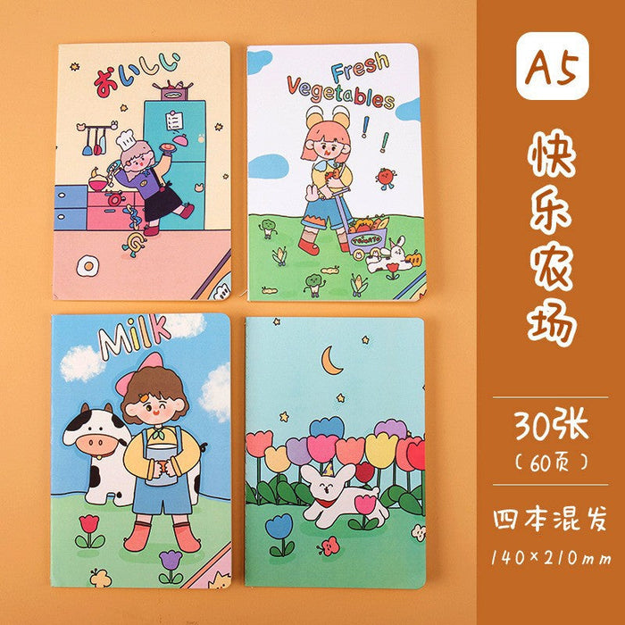 Wholesale A5 Cartoon Cute Notebook MOQ≥2 JDC-NK-XHZ002