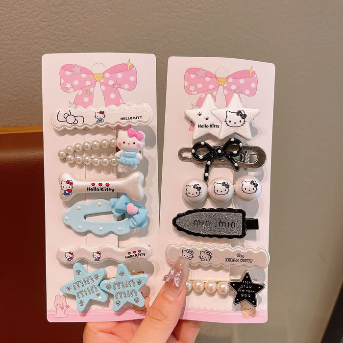 Wholesale Children' s Pink Cat Sweet Cartoon Hair Clips
