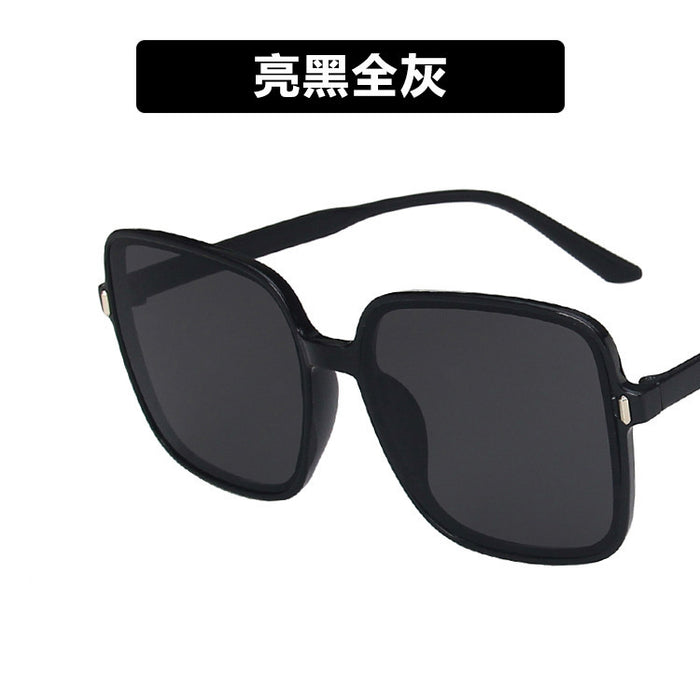 Wholesale New Gradient Sunglasses Large Frame Square Rice Nail Street Photography UV Sunshade Glasses Versatile
