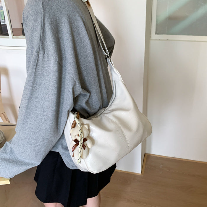 Wholesale New large capacity bag for women's fashionable commuting single shoulder tote bag, versatile and simple casual crossbody bag
