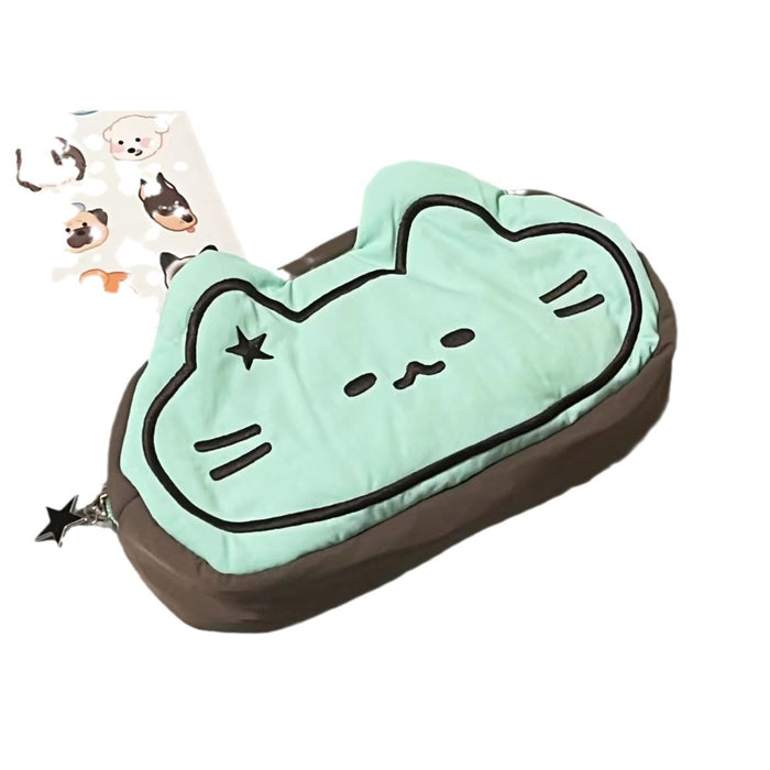 Wholesale Star Cat Large Capacity Pencil Bag