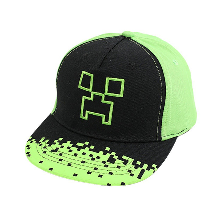 Wholesale Cross border children's embroidered baseball cap, children's flat brimmed hat, cartoon game, duckbill cap, sun hat