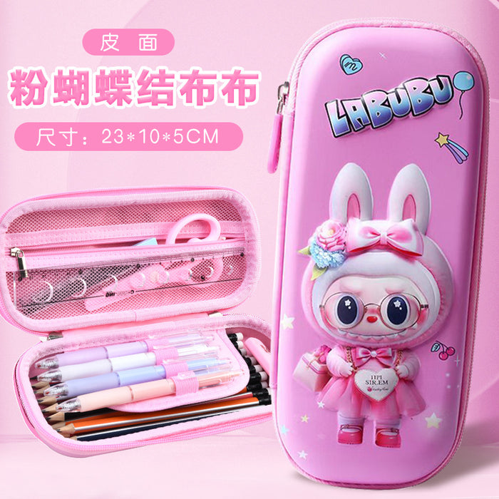 Wholesale Cartoon Pencil Case for Primary School Students Large Capacity Storage