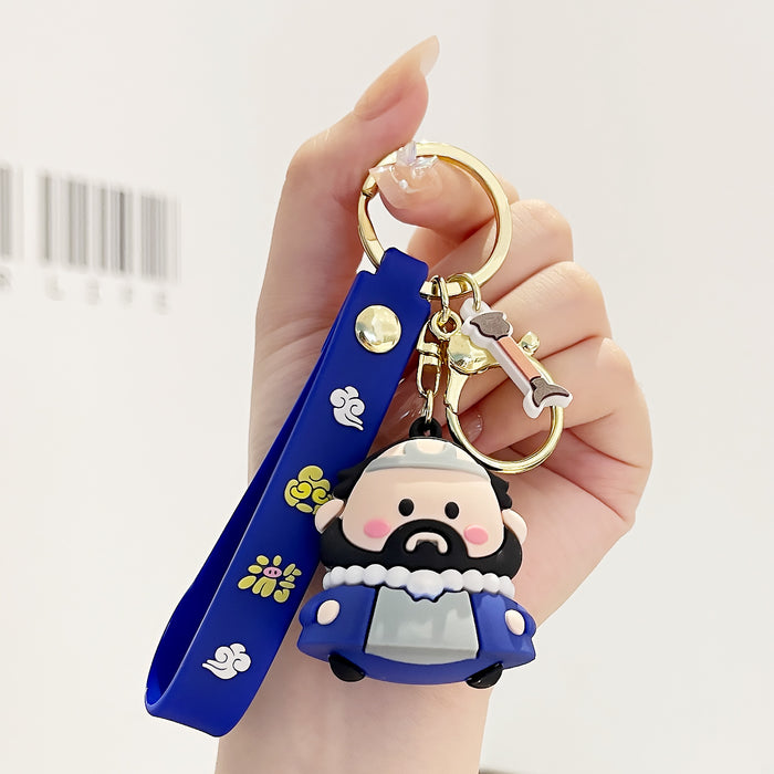 Wholesale PVC Cartoon Doll Keychain JDC-KC-MengXu001