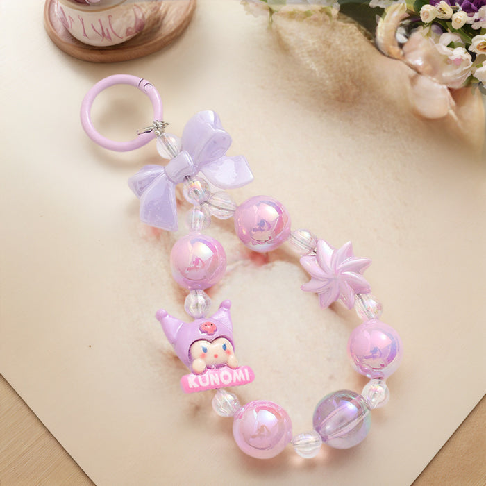 Wholesale Cartoon cute Beaded Keychain