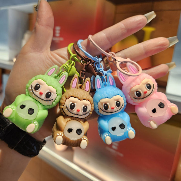 Wholesale Cartoon Doll Functional Luminous Cloth Creative Cartoon Cute Keychain Bag Pendant Keychain Car Buckle