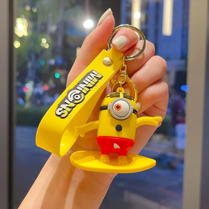 Wholesale Cartoon Keychain Couple School Bag Pendant Children' s Small Gift Car Keychain School Bag Pendant
