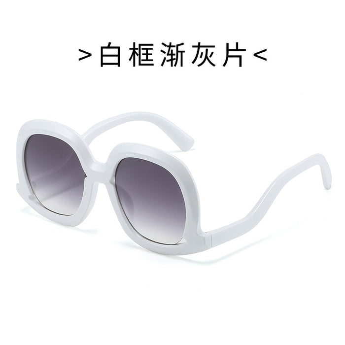 Wholesale New trendy sunglasses, retro large frame sunglasses, sunglasses
