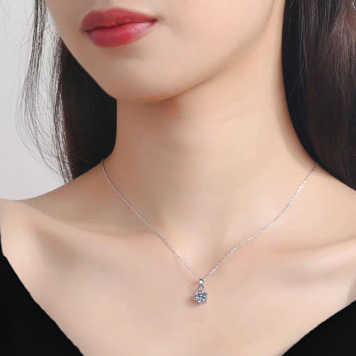 Wholesale Zircon necklace, light luxury collarbone chain pendant accessory